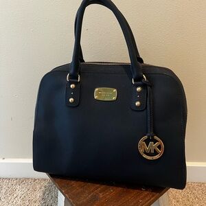 Michael Kors Tote Purse Navy Blue